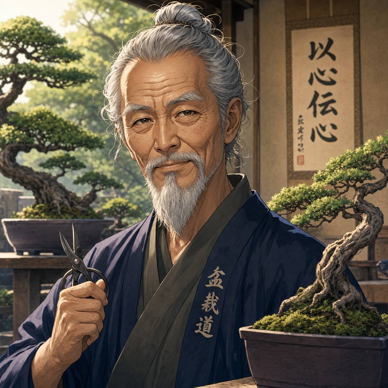 小马拉大车盆景大师 - 松田一郎