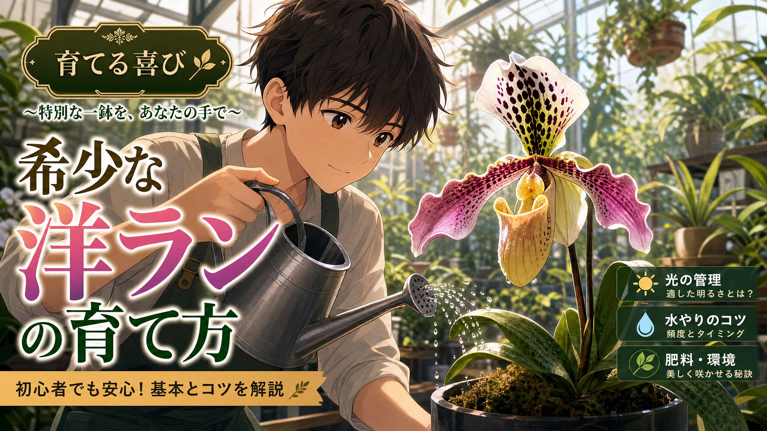 小马拉大车植物视频 - 稀有兰花养护