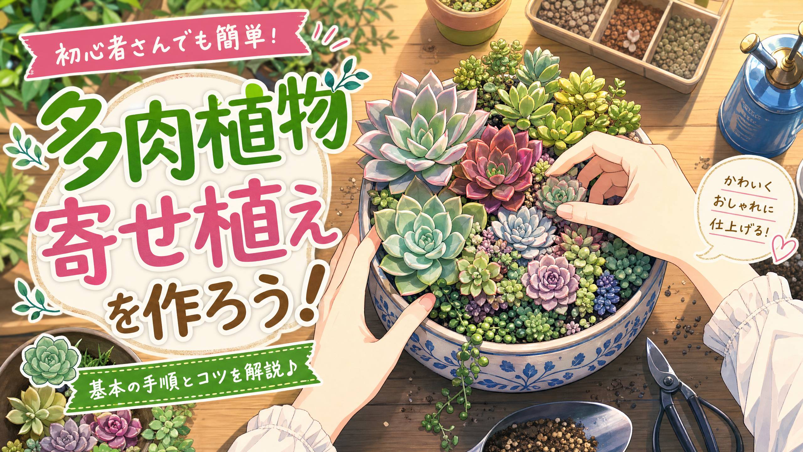 小马拉大车植物视频 - 多肉植物组合